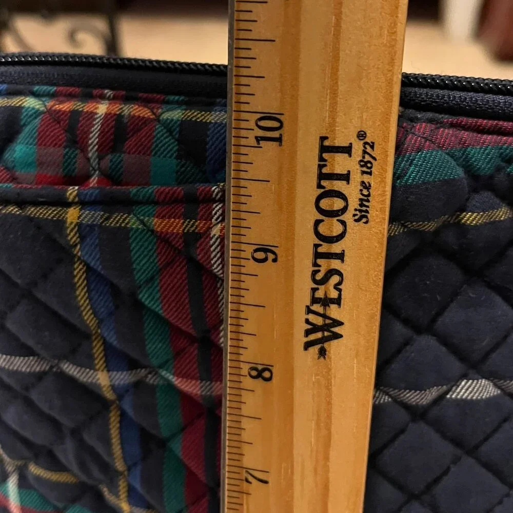 Vera Bradley Tartan Plaid Bucket Crossbody / Shoulder Bag - Picture 13 of 15